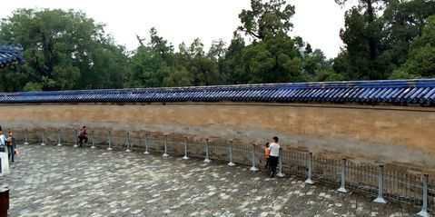 Muro del eco en el Templo del Cielo en Pekín (Pincha para ver en grande)